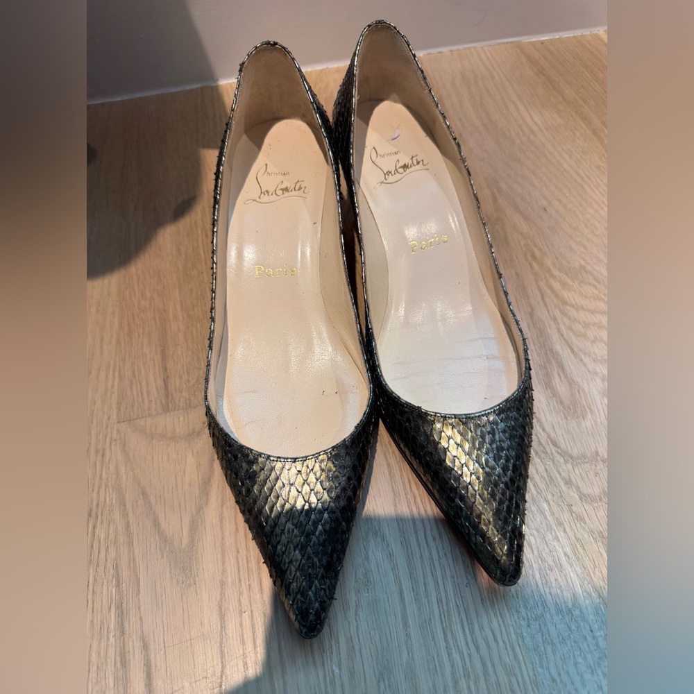 Louboutin Snakeskin Heels